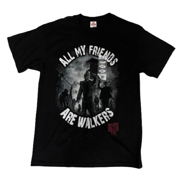 Men’s Allstyle Walking Dead AMC Black T-Shirt Size Large! - Picture 1 of 6